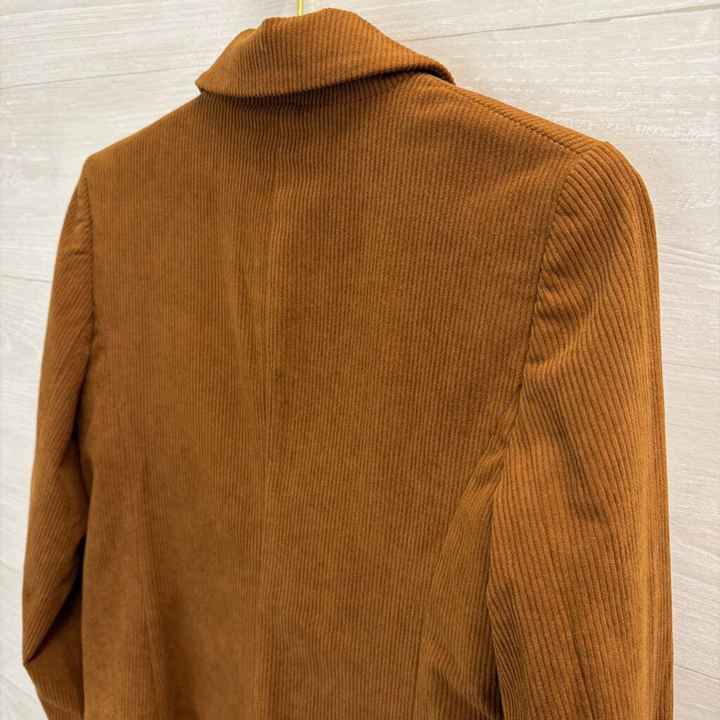 Rachel Zoe Brown Corduroy Blazer Jacket Extra Small
