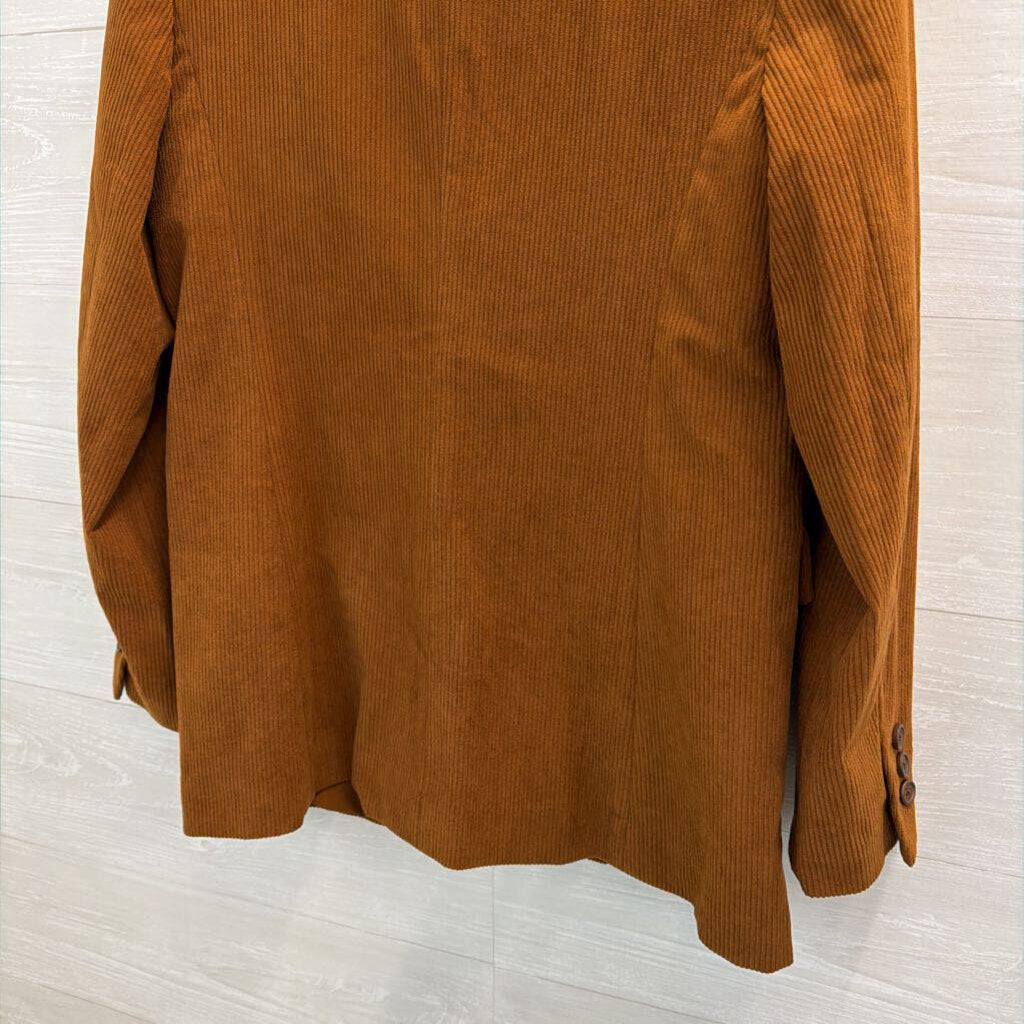Rachel Zoe Brown Corduroy Blazer Jacket Extra Small