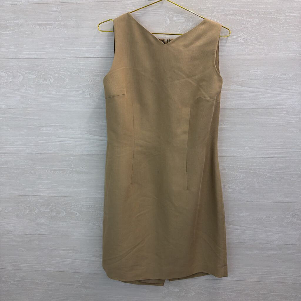 Amanda Smith Light Brown Ribbed Tank Dress 14
