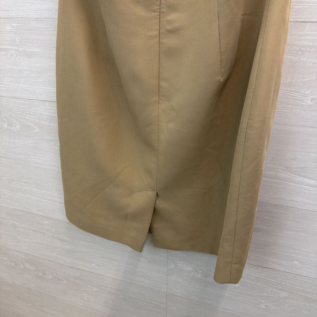 Amanda Smith Light Brown Ribbed Tank Dress 14