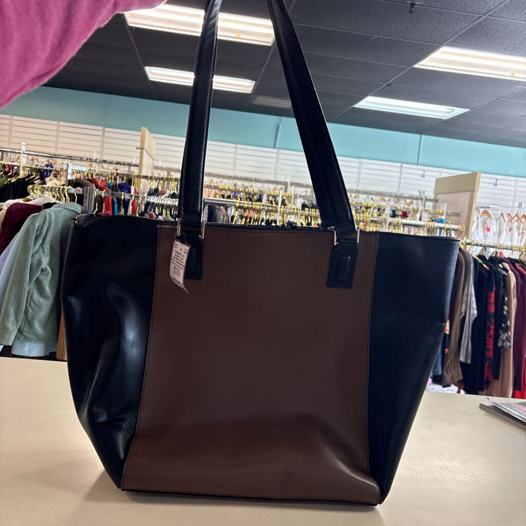 Vera Bradley Brown/ Black Snakeskin Ella Tote Purse