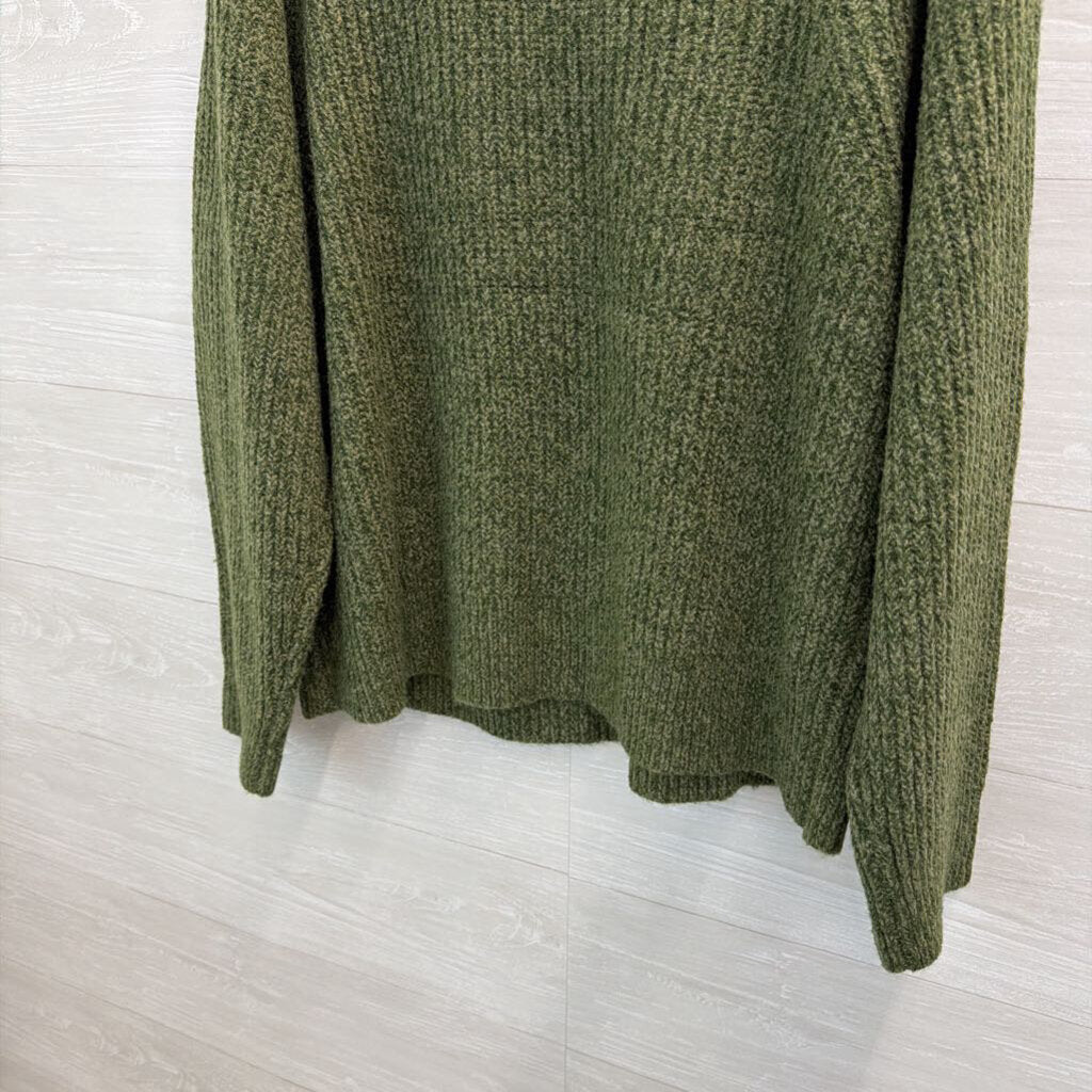 Ava and Viv Green Knit Long Sleeve Sweater Top 1X