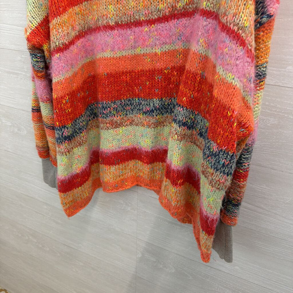 Free People Multi Knit String Your Lights Sweater Large