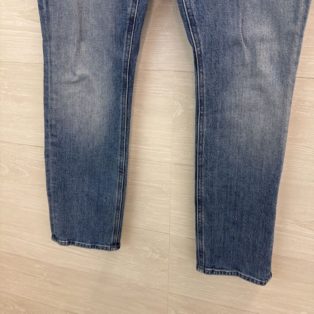 Mother Light Wash The Mid Rise Dazzler Ankle Jeans 27