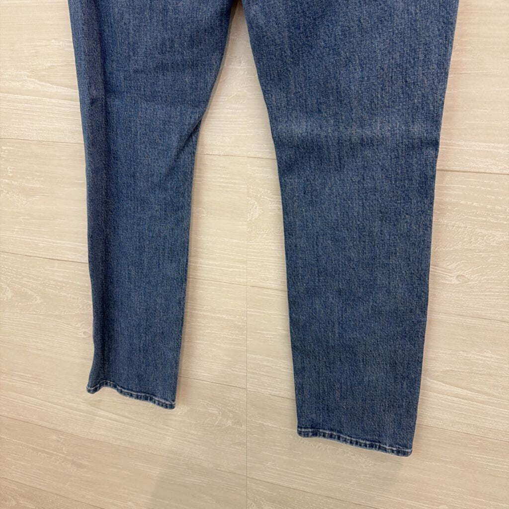 Mother Light Wash The Mid Rise Dazzler Ankle Jeans 27