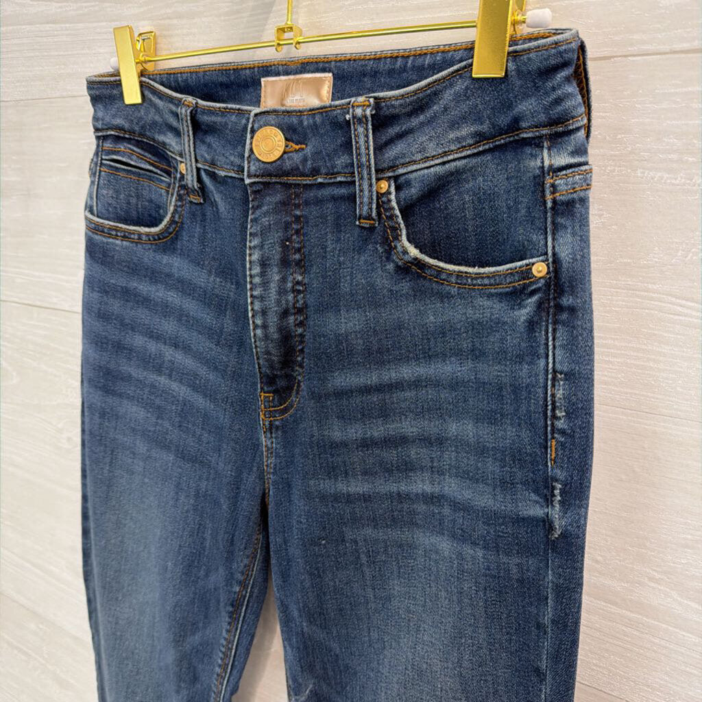 KUT Dark Wash High Rise Stella Fab Ab Flare Jeans 2