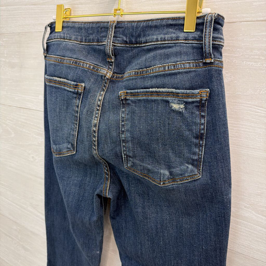 KUT Dark Wash High Rise Stella Fab Ab Flare Jeans 2