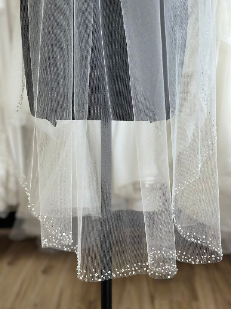 Symphony Beaded Edge Veil 7314VL