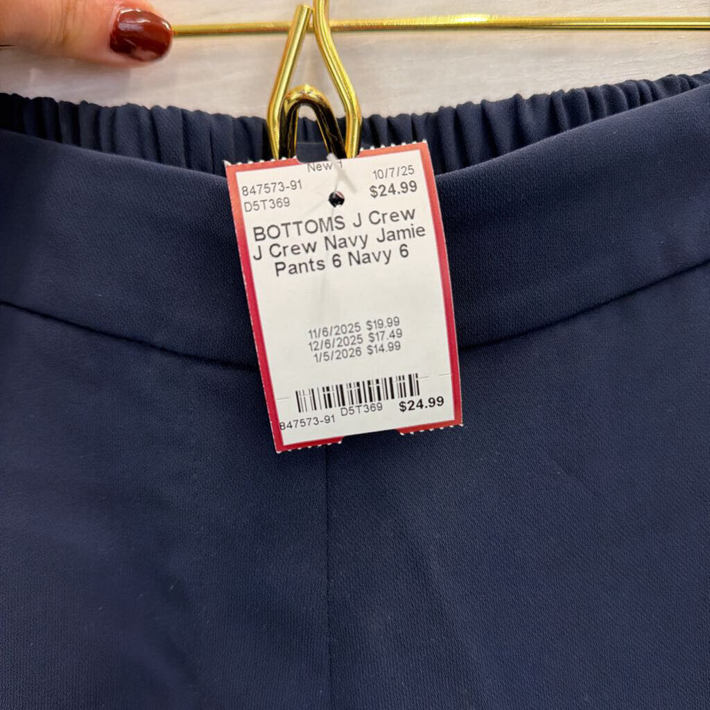 J Crew Navy Jamie Pants 6