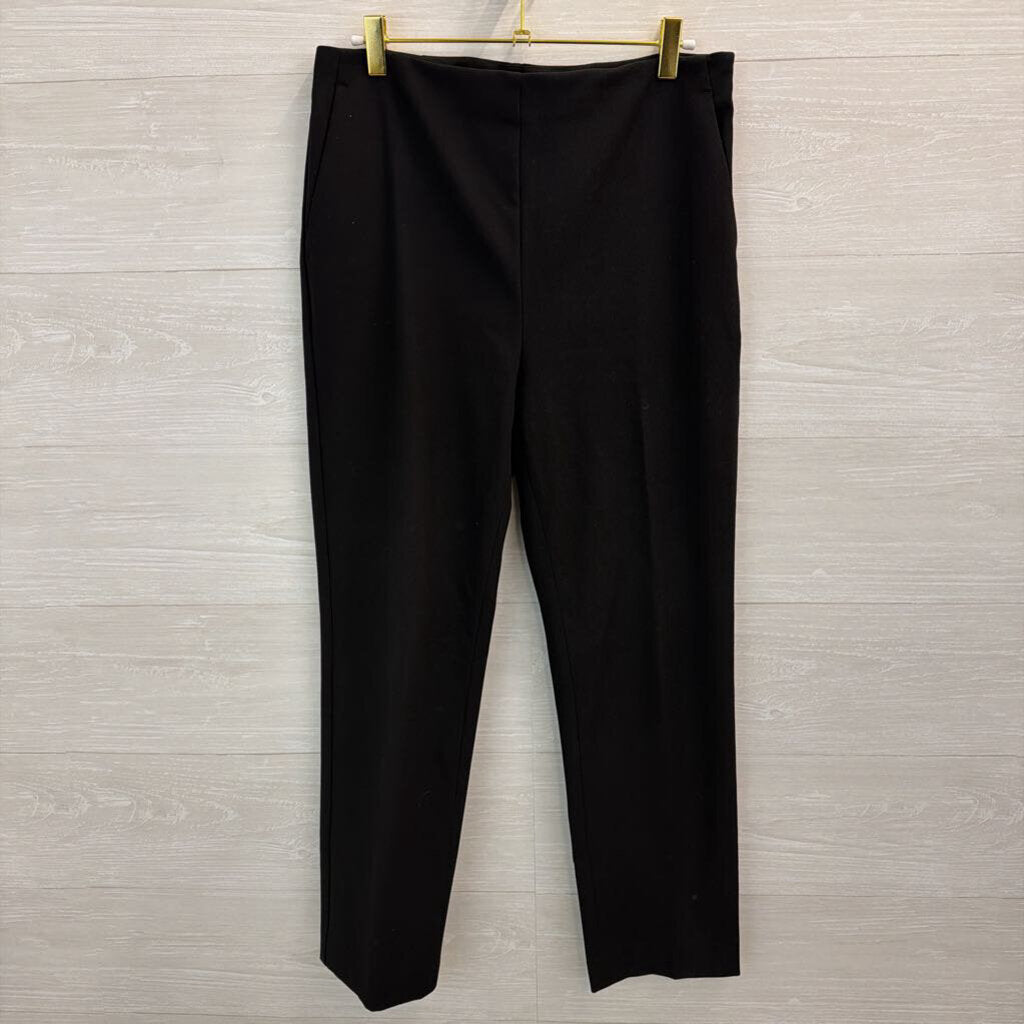 Ann Taylor Black Straight Leg Trouser Pants 6
