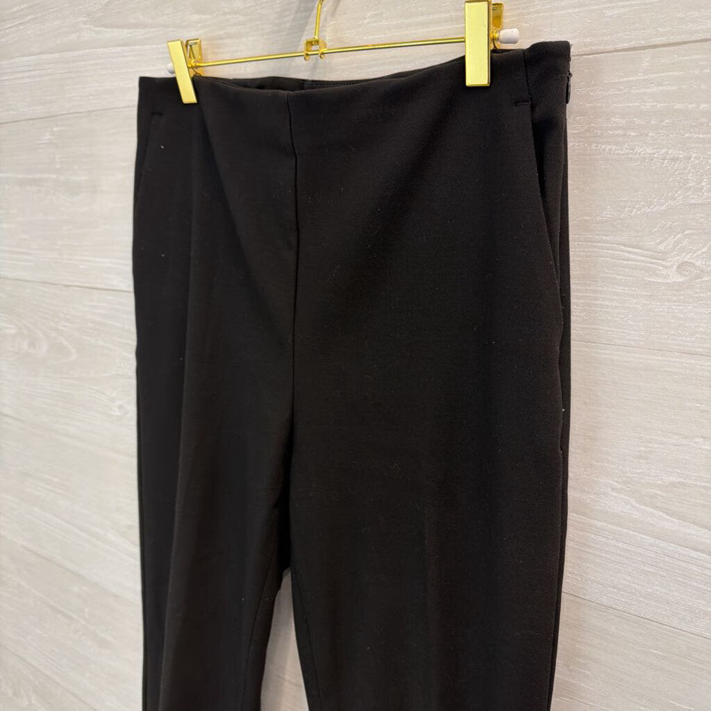 Ann Taylor Black Straight Leg Trouser Pants 6