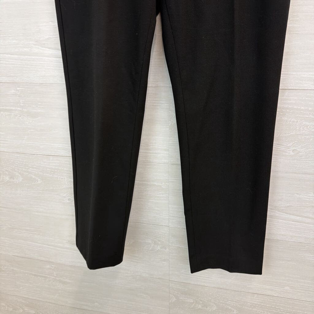 Ann Taylor Black Straight Leg Trouser Pants 6