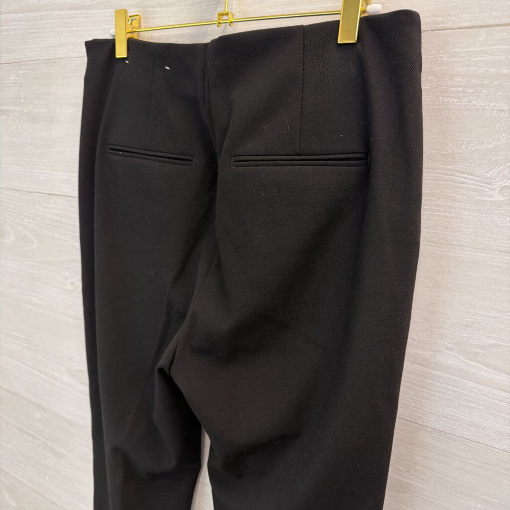 Ann Taylor Black Straight Leg Trouser Pants 6