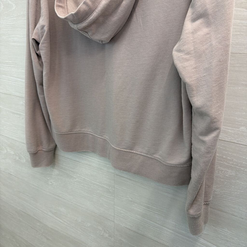 Jane and Delancey Light Purple Cropped V Neck Hoodie Medium