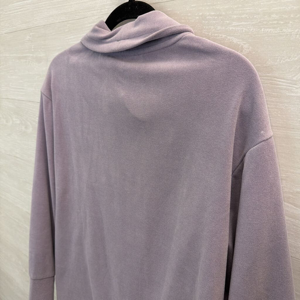 RBX Soft Purple Mock Neck Long Sleeve Top Medium