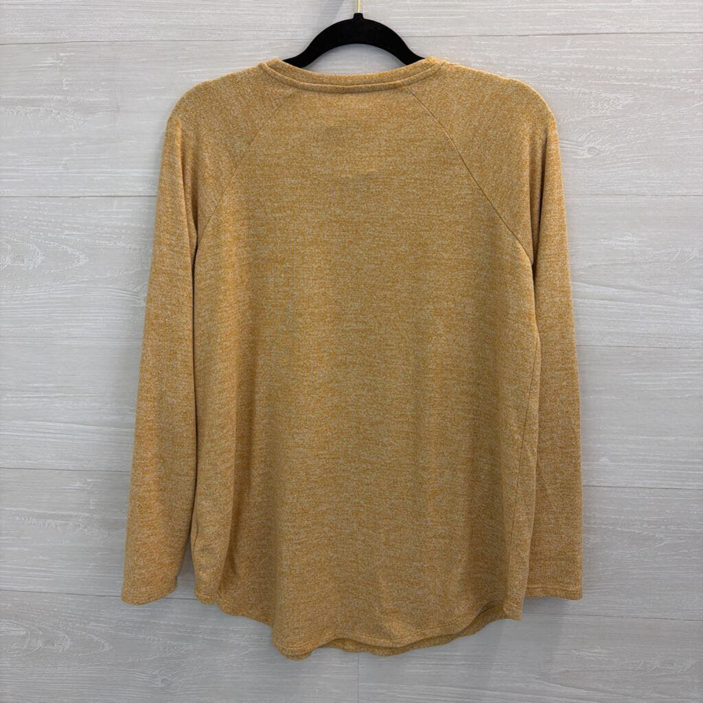 American Eagle Yellow Long Sleeve Top Small