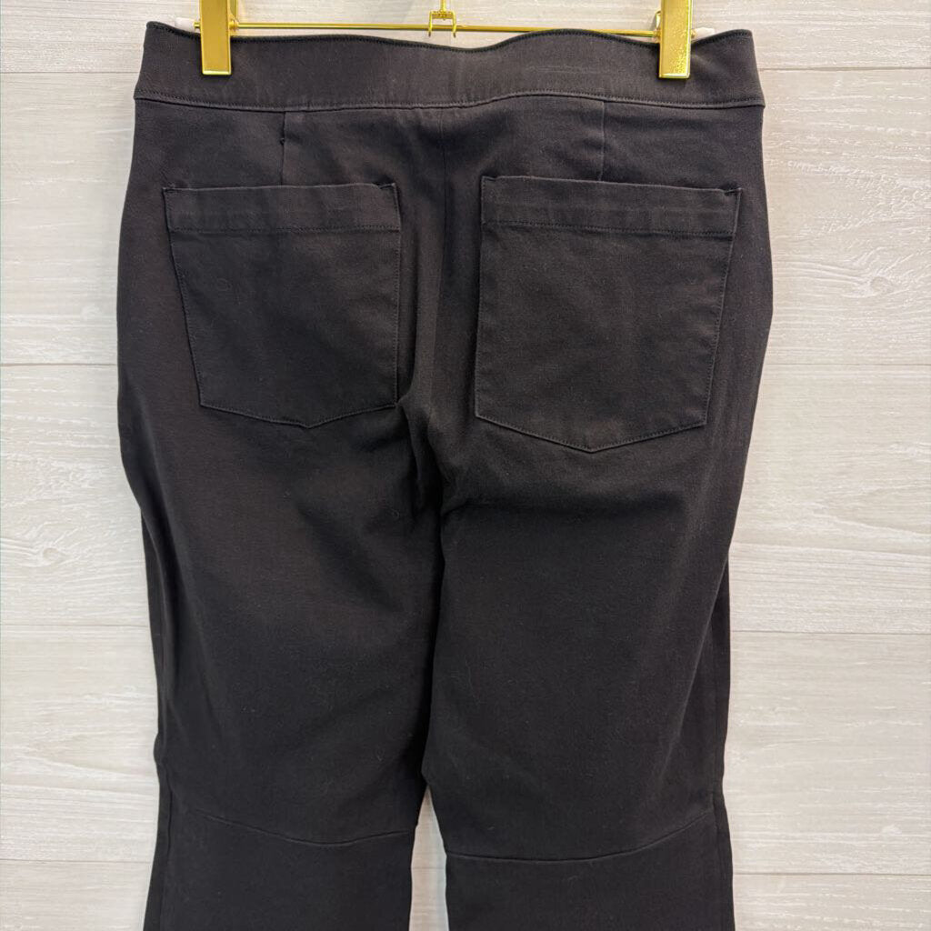 Spanx Black Wide Leg Pull On Pants Medium