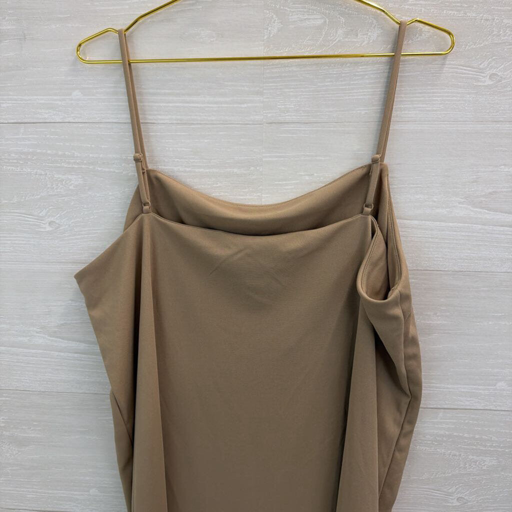 H&M Brown Midi Dress Extra Large