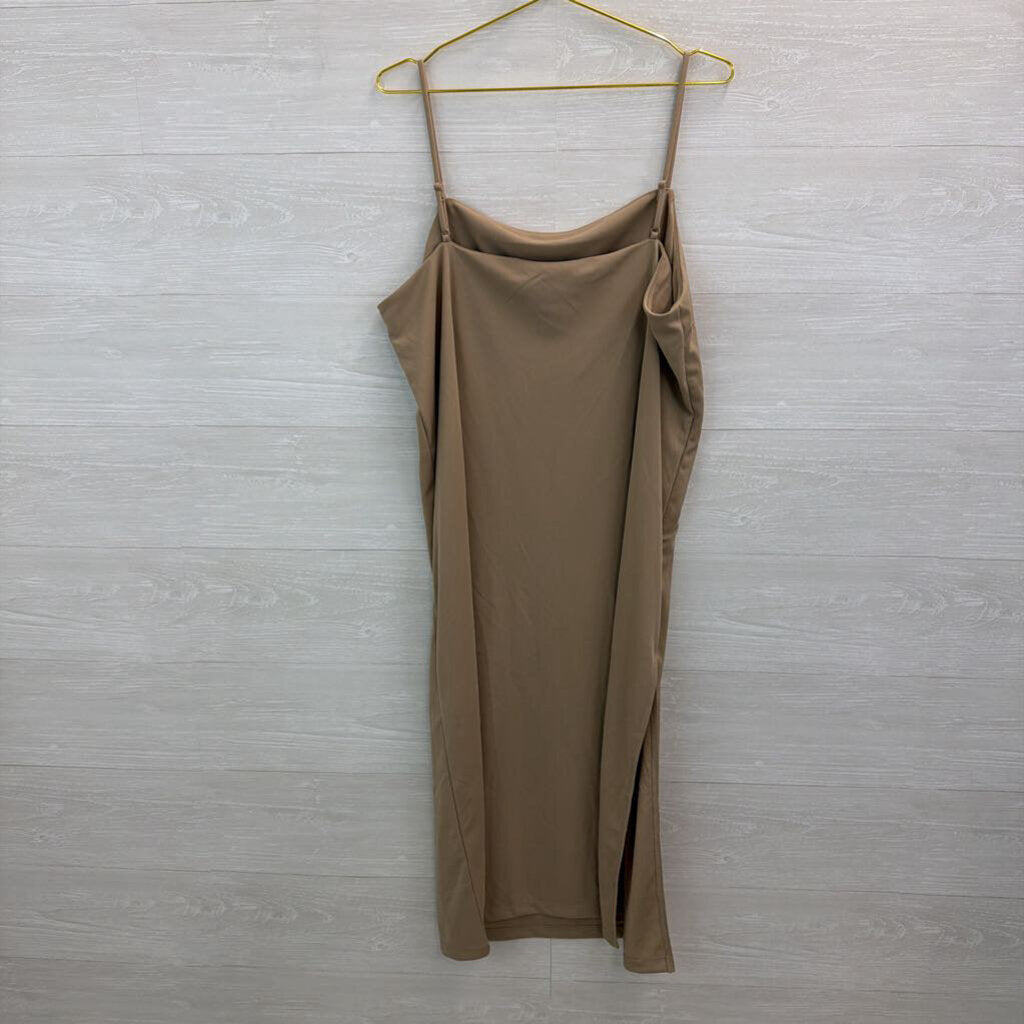 H&M Brown Midi Dress Extra Large