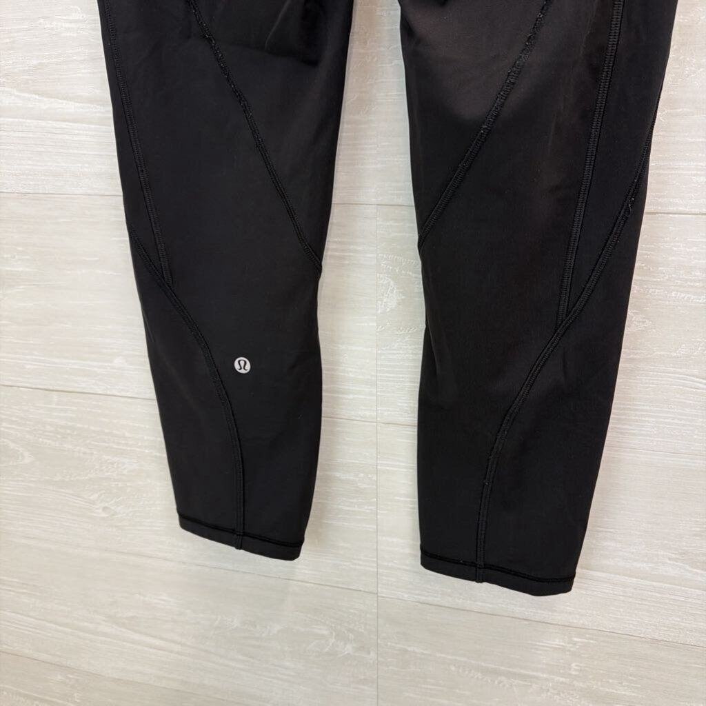 Lululemon Black Cropped Leggings 8