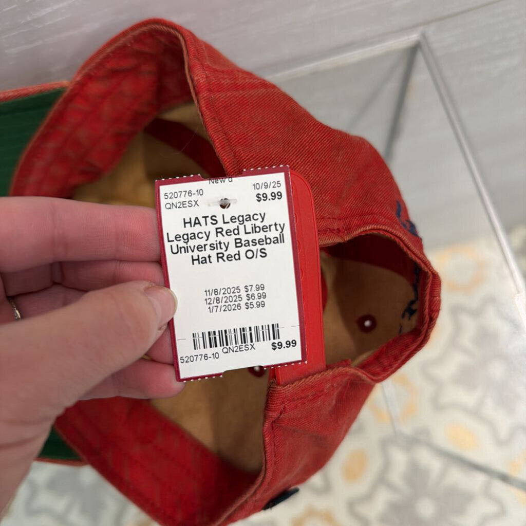 Legacy Red Liberty University Baseball Hat