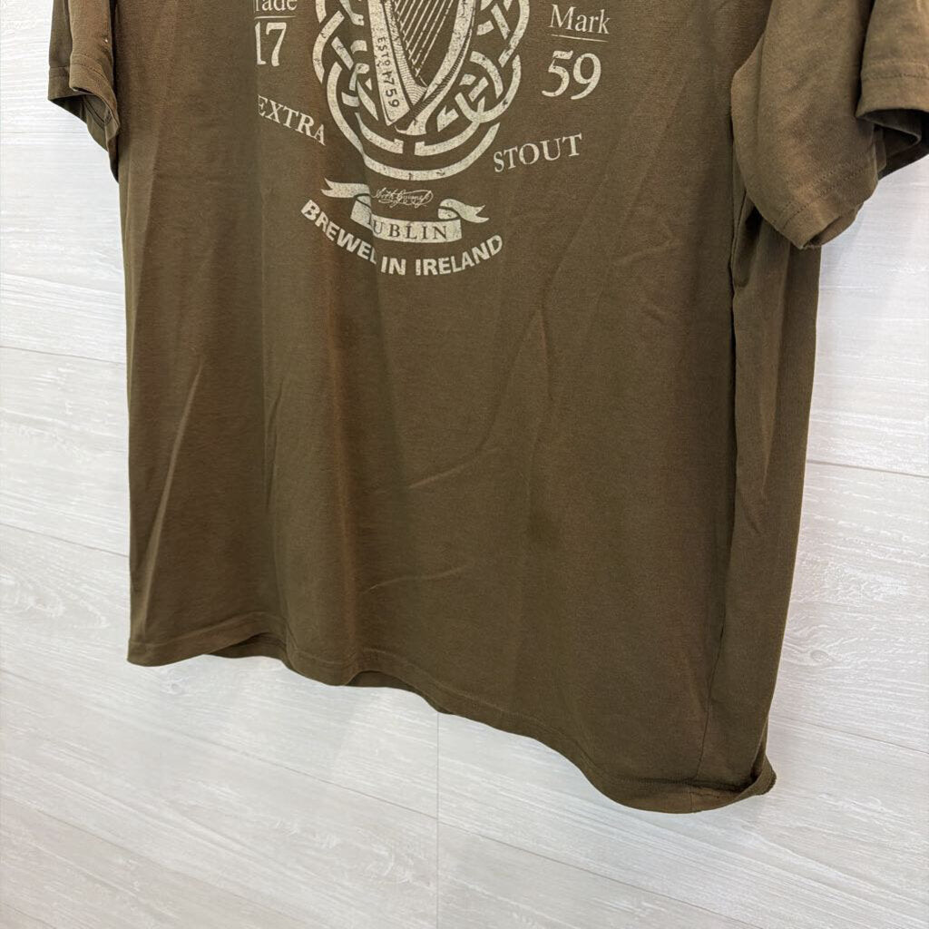 Guinness Green Short Sleeve Graphic Tee Medium