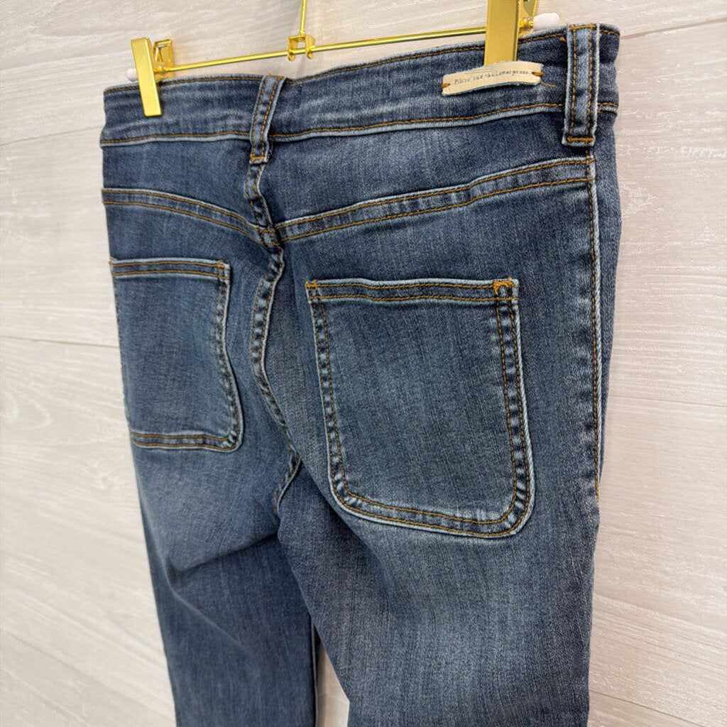 Pilcro and the Letterpress Dark Wash High Rise Denim Leggings 27