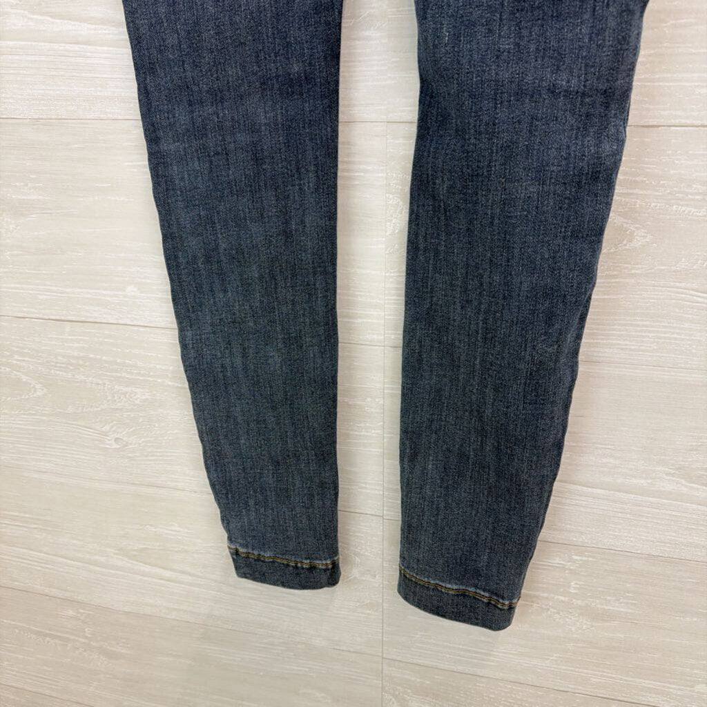 Pilcro and the Letterpress Dark Wash High Rise Denim Leggings 27