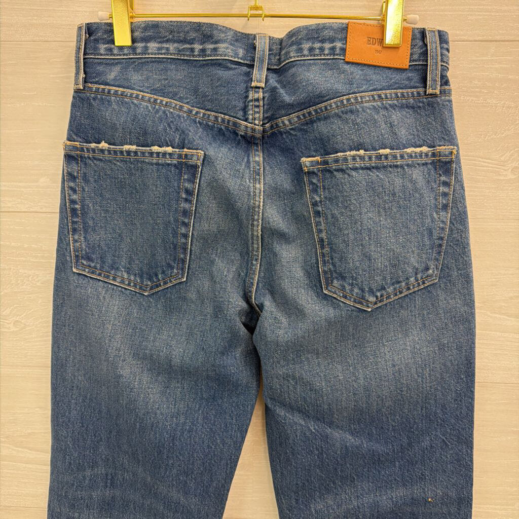 Edwin Medium Wash Kali Ankle Vintage Straight Jeans 25