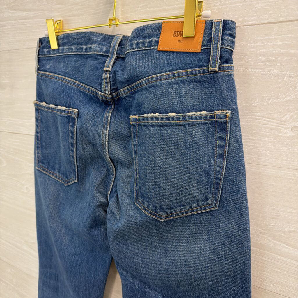 Edwin Medium Wash Kali Ankle Vintage Straight Jeans 25