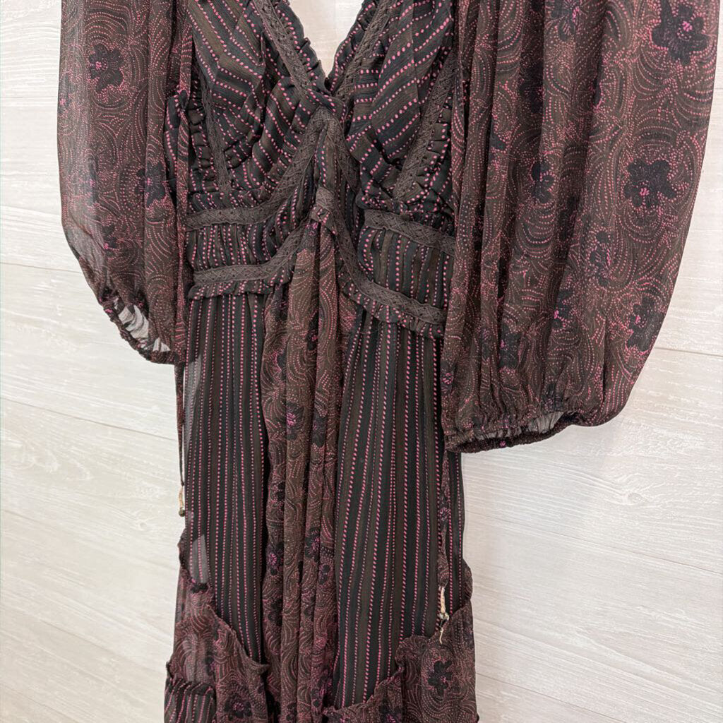 Free People You're A Jewel Printed Maxi Dress Medium