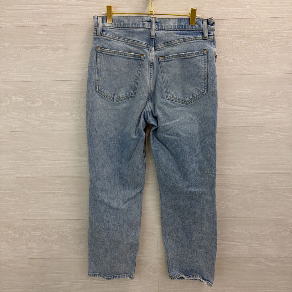 Abercrombie and Fitch Light Wash The 90s Straight Ultra High Rise Jeans 29