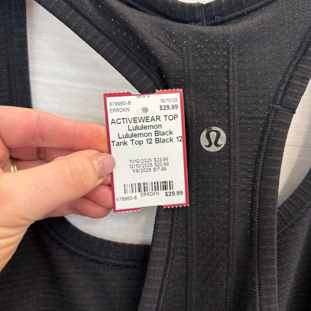 Lululemon Black Tank Top 12