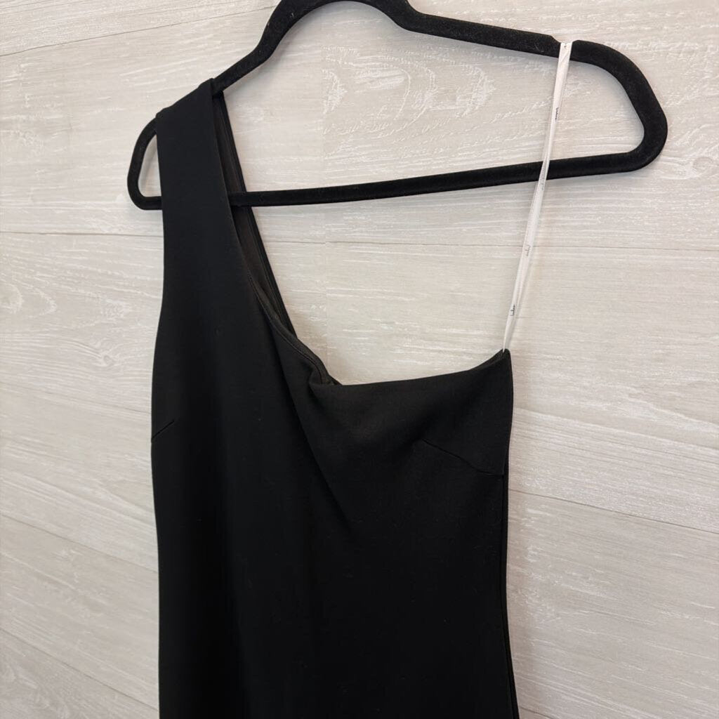 Lulus Black One Shoulder Dress Medium