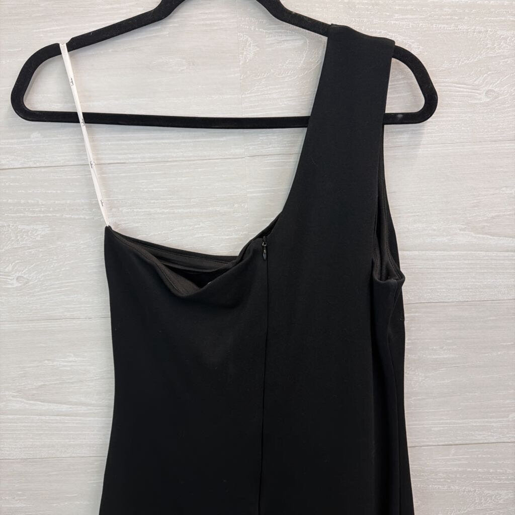 Lulus Black One Shoulder Dress Medium