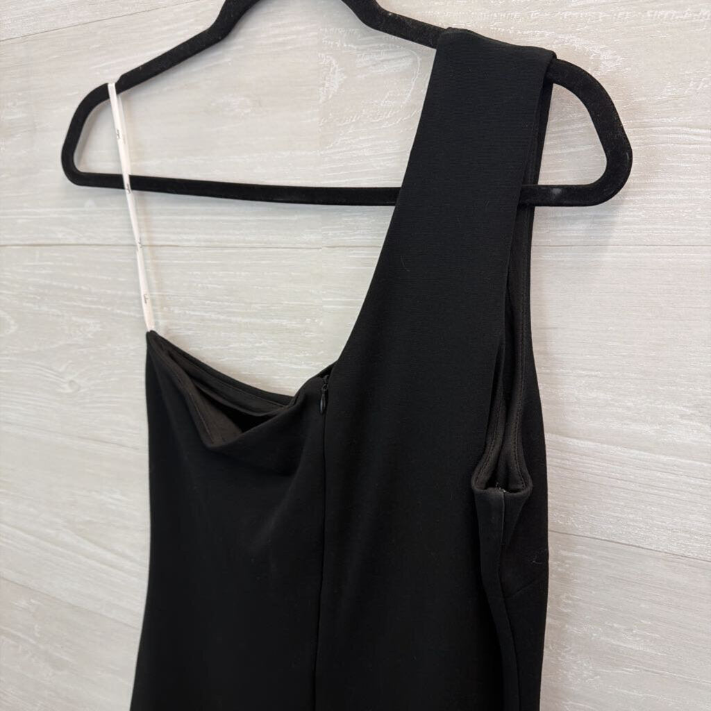Lulus Black One Shoulder Dress Medium