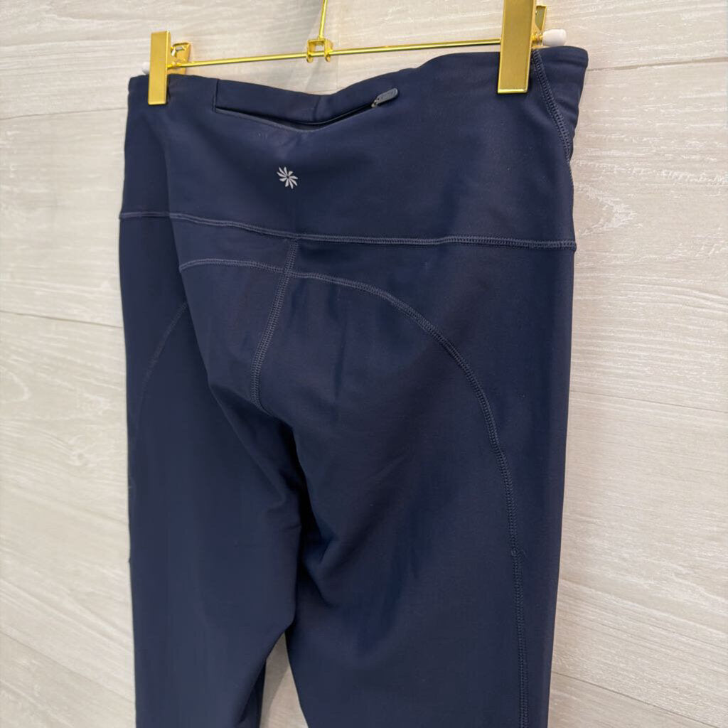 Athleta Navy Athletic Leggings Medium Tall