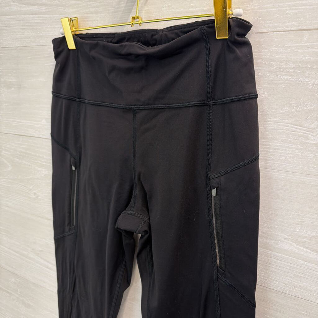 Athleta Black Rainier Tight Leggings Medium Tall