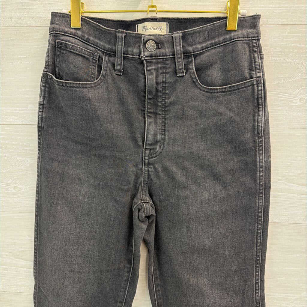 Madewell Black Roadtripper Stovepipe Denim Jeans 28 Tall