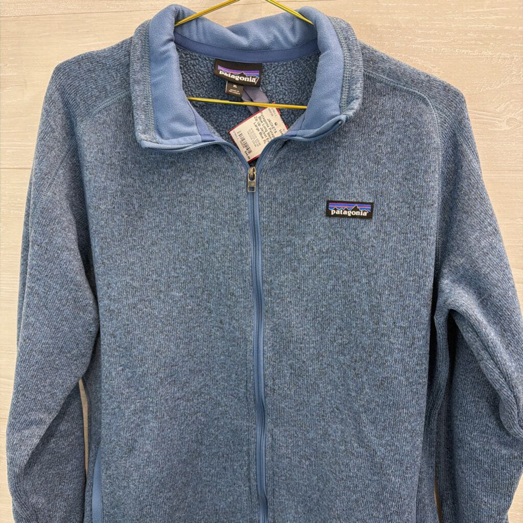 Patagonia Blue Long Sleeve Zip Up Jacket Extra Large