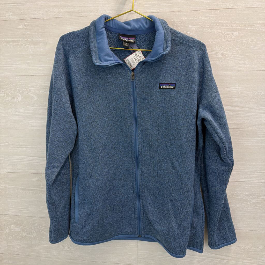 Patagonia Blue Long Sleeve Zip Up Jacket Extra Large
