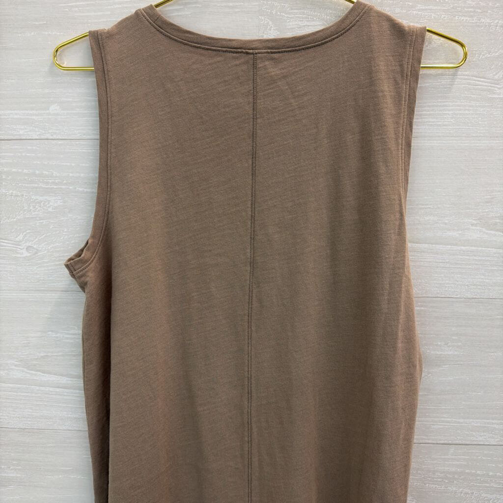 Lilla P Grey Sleeveless Shift Dres Large