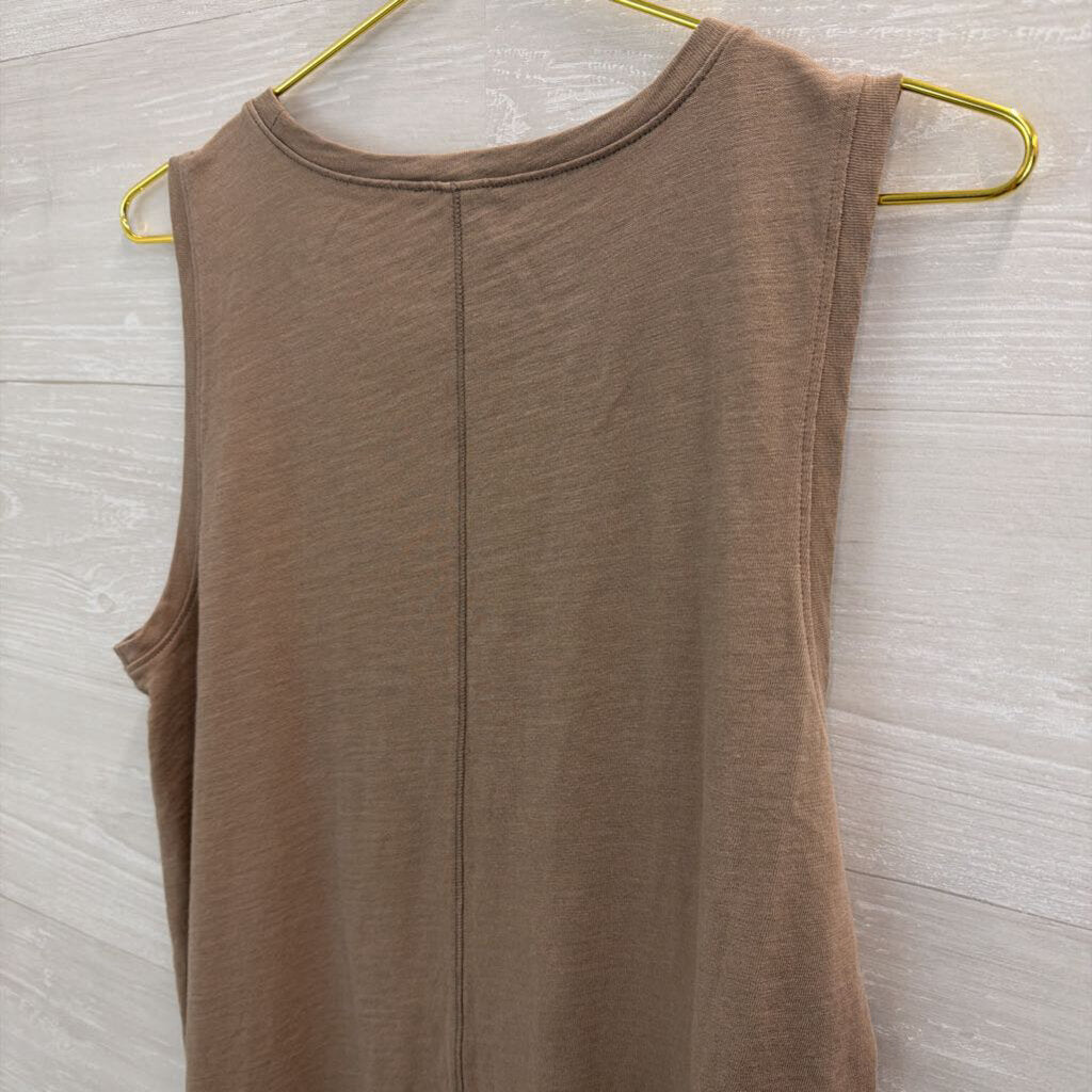 Lilla P Grey Sleeveless Shift Dres Large