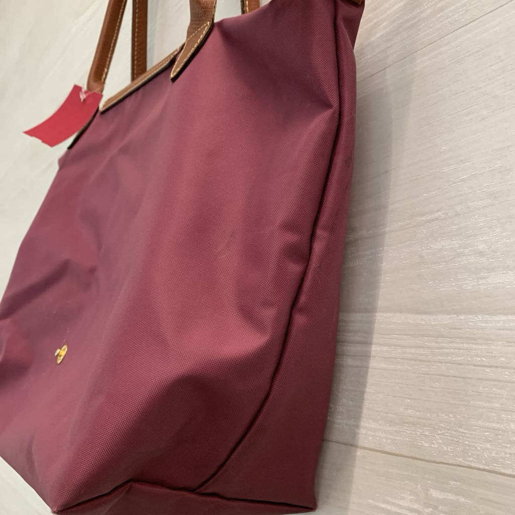 Longchamp Purple Le Pliage Original Tote Purse