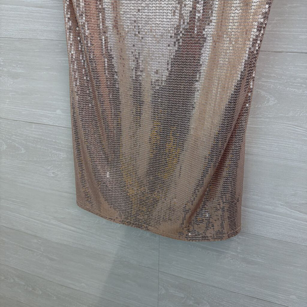 Pink Sequin Short Formal Dress Medium