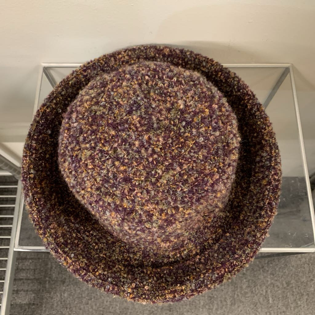 Liz Claiborne Purple/ Multi Knit Sweater Hat