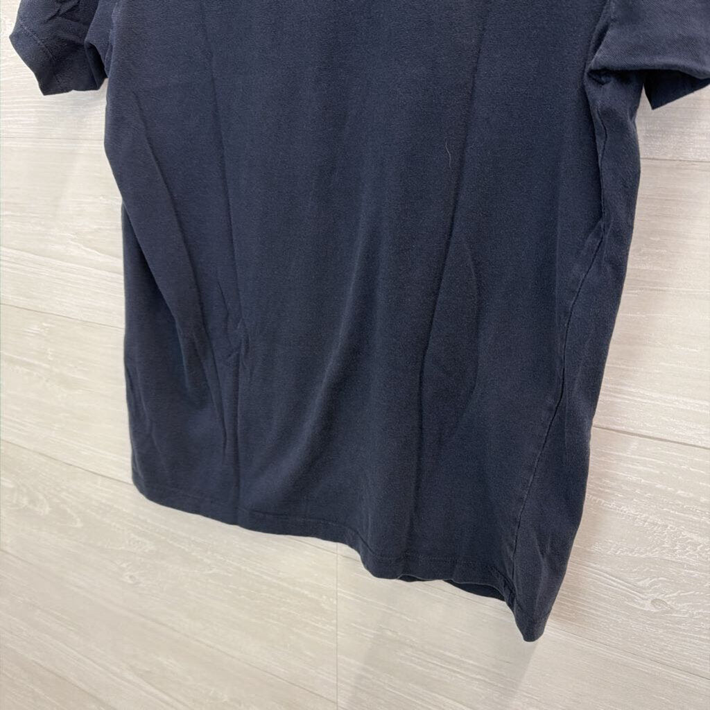 Navy Atlanta Braves Graphic Tee Small