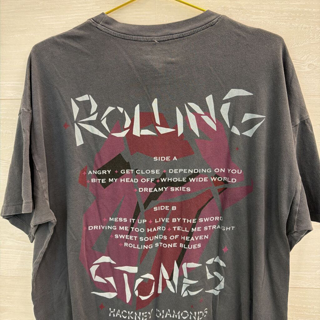 American Eagle Dark Grey Rolling Stones Tee L/XL