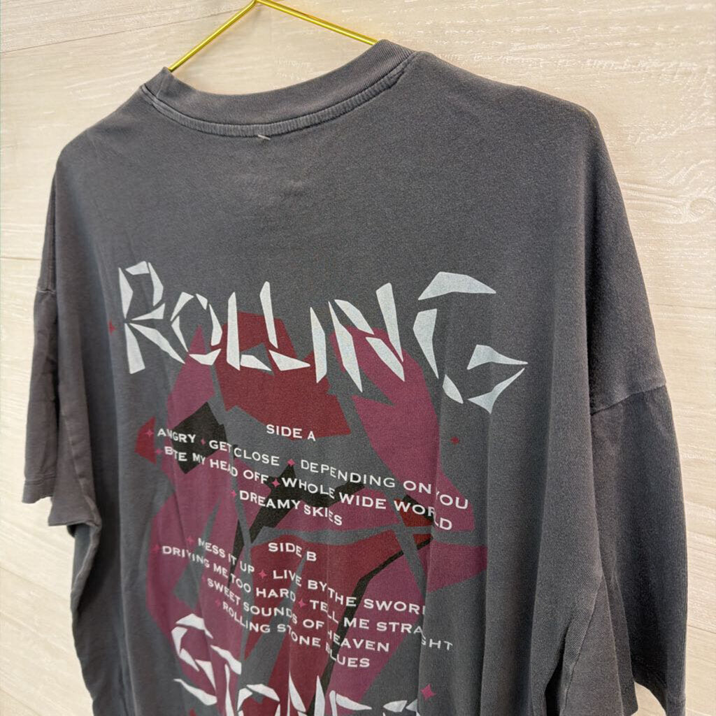 American Eagle Dark Grey Rolling Stones Tee L/XL
