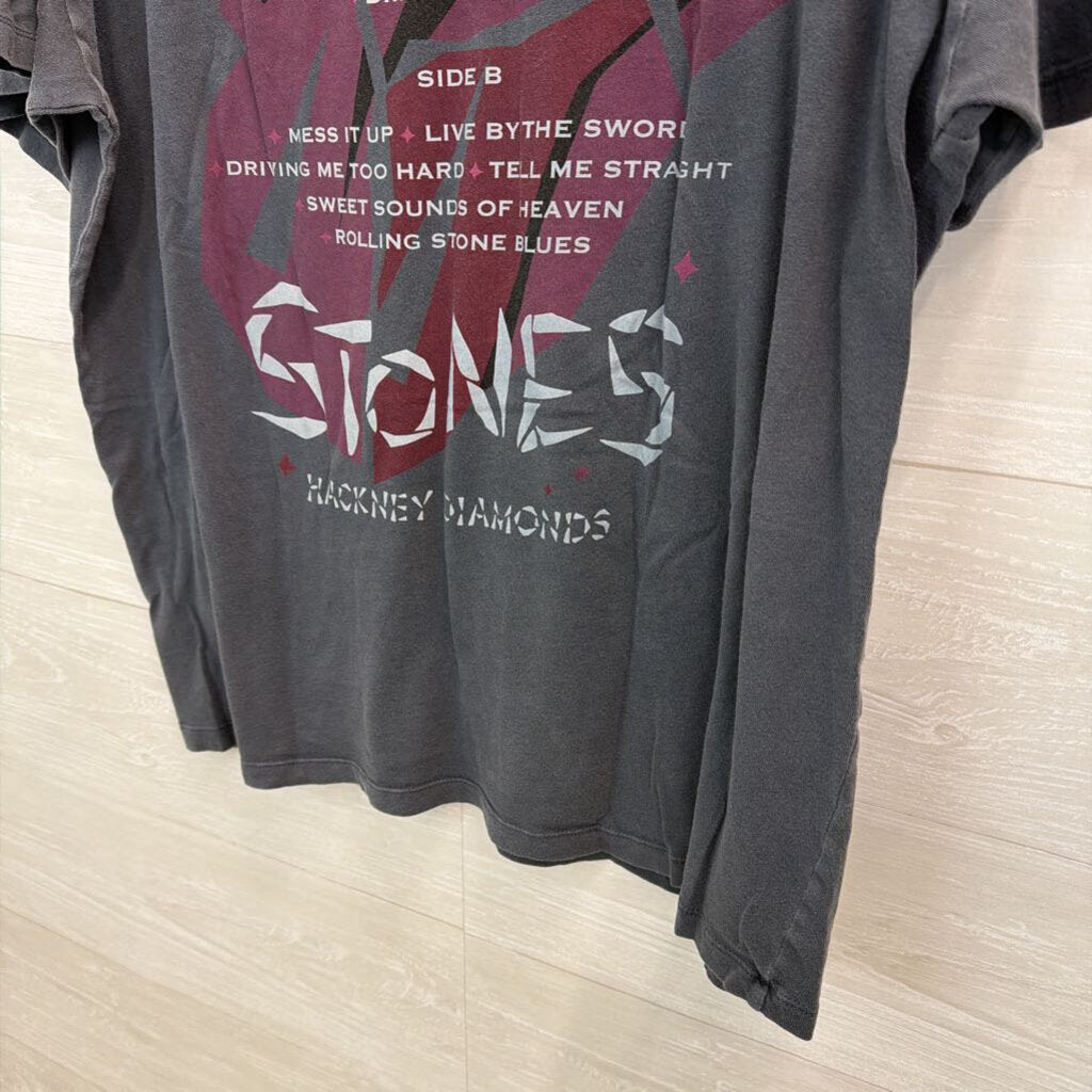 American Eagle Dark Grey Rolling Stones Tee L/XL